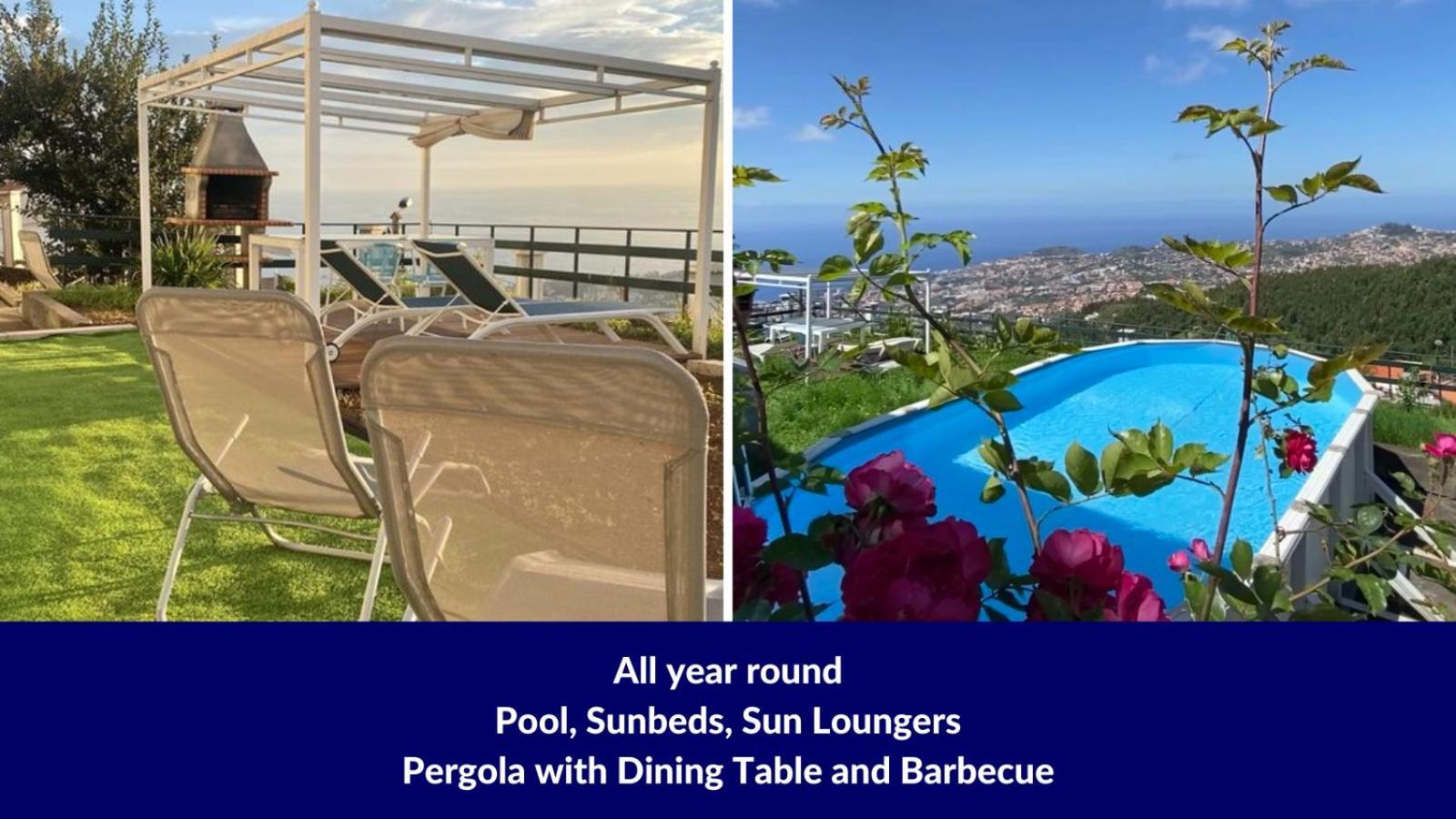 Studio Geek Villa - Open Space - 5M From 5 Top Attractions - Pool All Year Round, Dining Pergola, Barbecue - Funchal Matrix Holiday Home エクステリア 写真