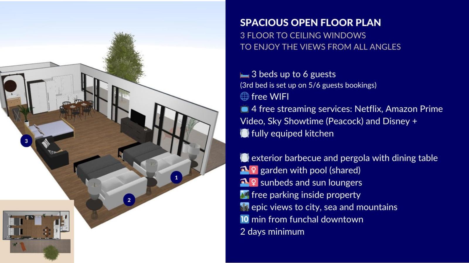 Studio Geek Villa - Open Space - 5M From 5 Top Attractions - Pool All Year Round, Dining Pergola, Barbecue - Funchal Matrix Holiday Home エクステリア 写真